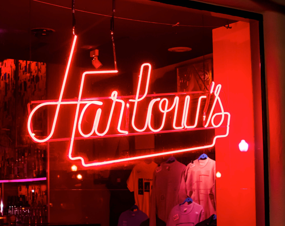 Harlow's Neon Sign